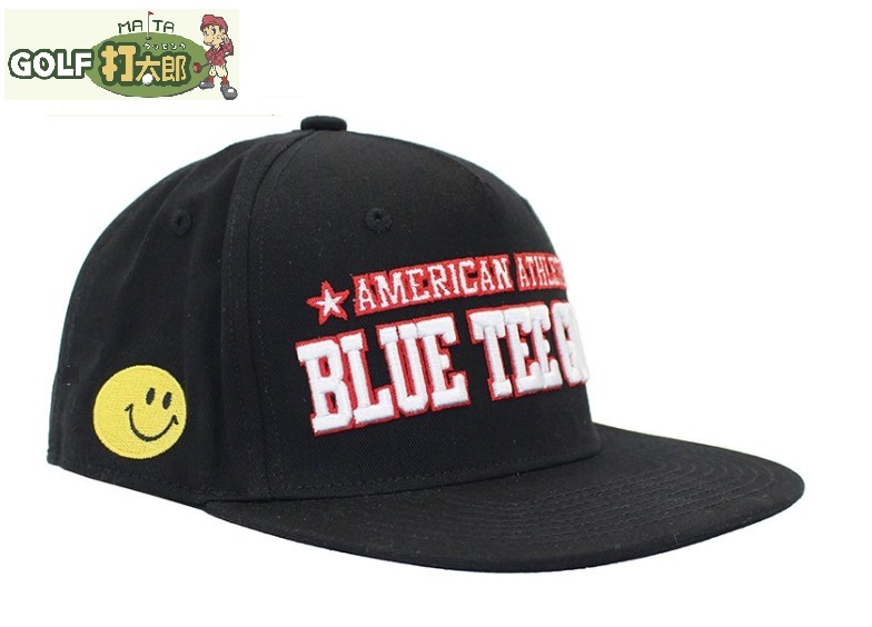 ★最終値下げ★ ブルーティーゴルフ 【 BLUE TEE GOLF 】 メンズ 平つば キャップ BTG CP-008 FR ブラック 【2279】拍卖