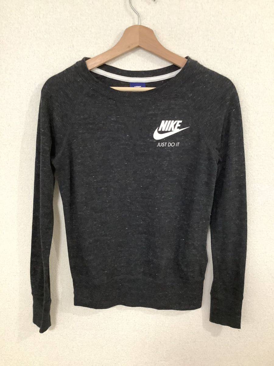 NIKE ナイキ 長袖Tシャツ ロングTシャツ スポーツウェア トレーニングウェア 古着 XS拍卖