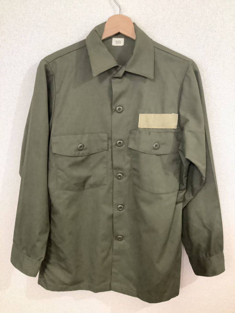 USARMY 87年製 ミリタリーシャツ ユーティリティシャツ ビンテージ アメカジ メンズ 古着 米軍実物拍卖