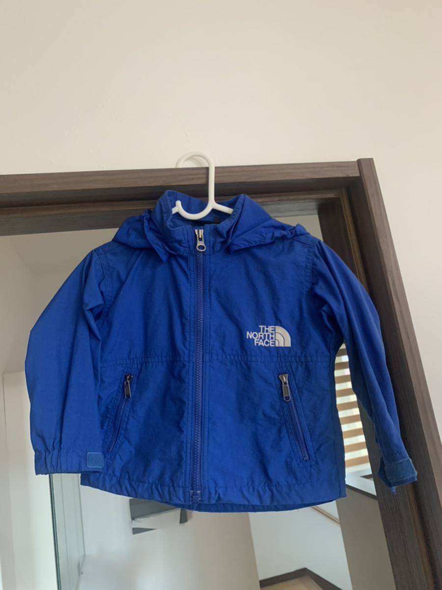 80!ノースフェイス ジャケット ブルー系 キッズ拍卖