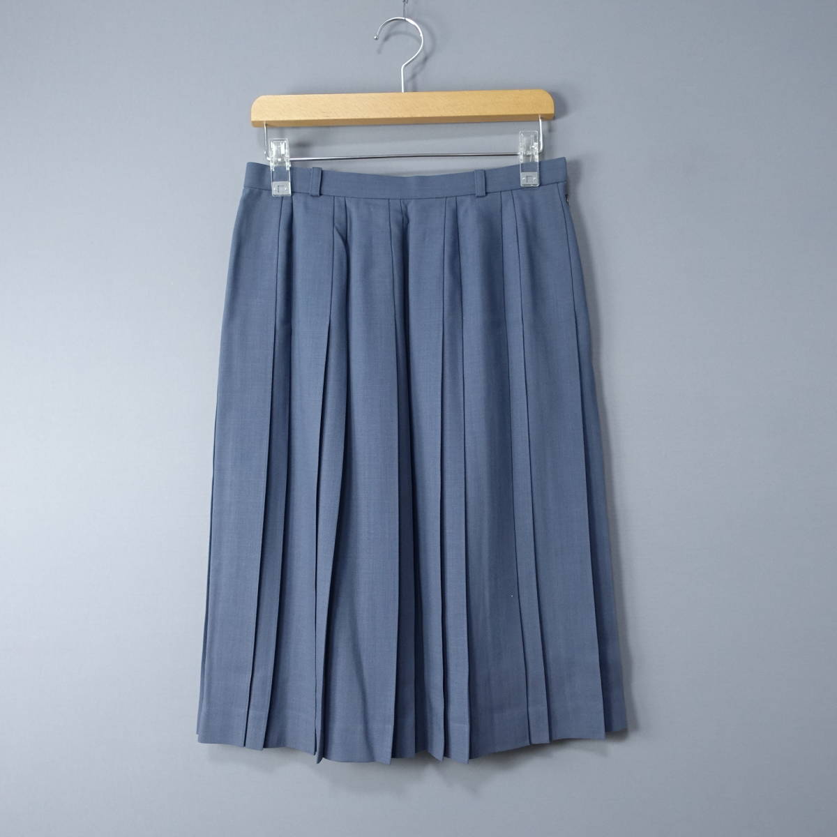 Leilian/レリアン/9/日本製/ウール100%スカート/グレー系/レディース拍卖