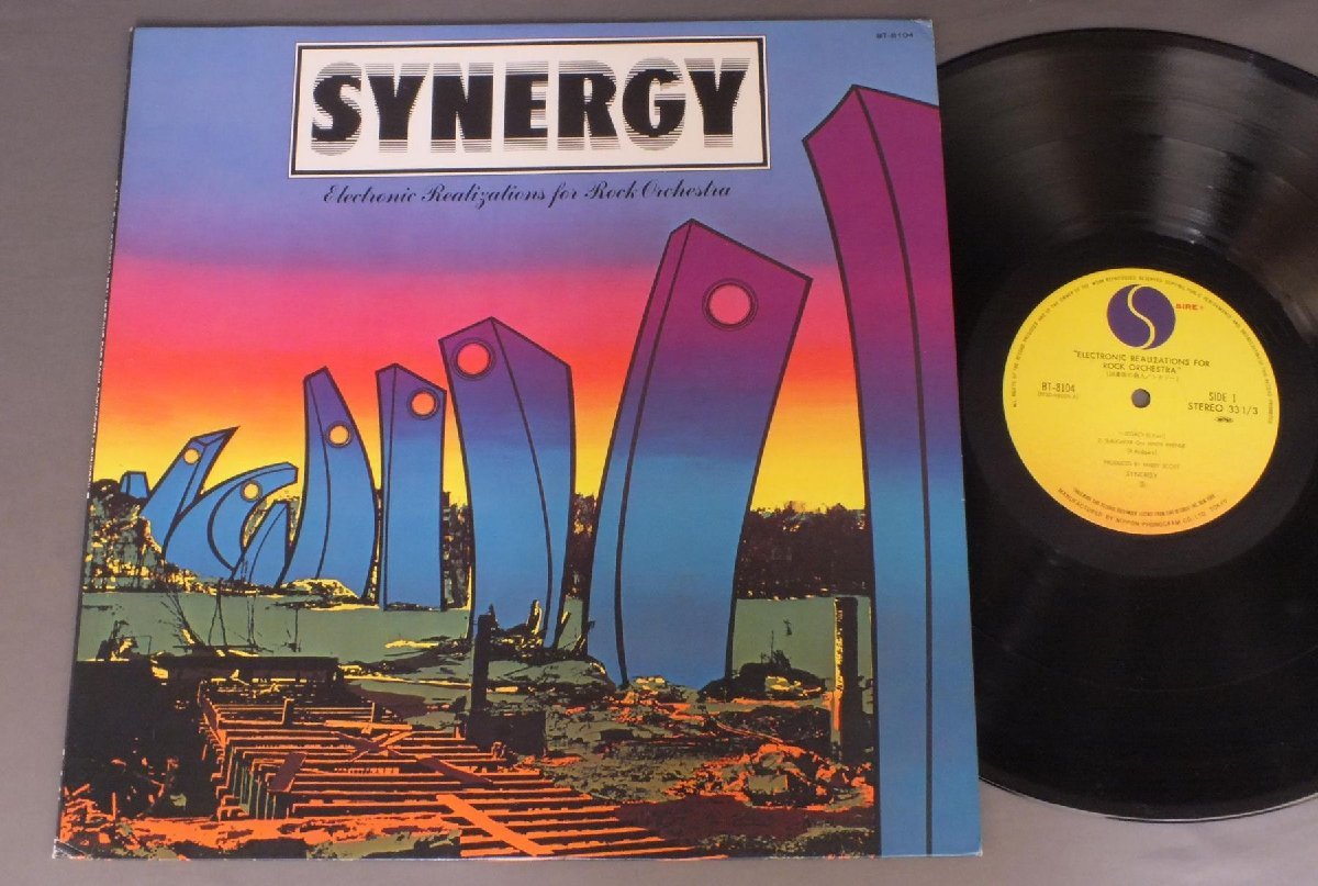 ★日LP ラリー・ファースト/「エレクトロニクスによるロック・オーケストラの実現」シナジー★拍卖