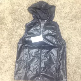 超絶レアデザイン Wacoal CW-X Lady's ウインドフーディーベスト Mサイズ ネイビー 新品タグ付拍卖