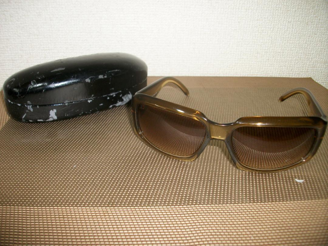 【良品】グッチ GG1402 セルフレーム ブラウンレンズ 一応ジャンク扱 レターパック送料一律!!★N拍卖