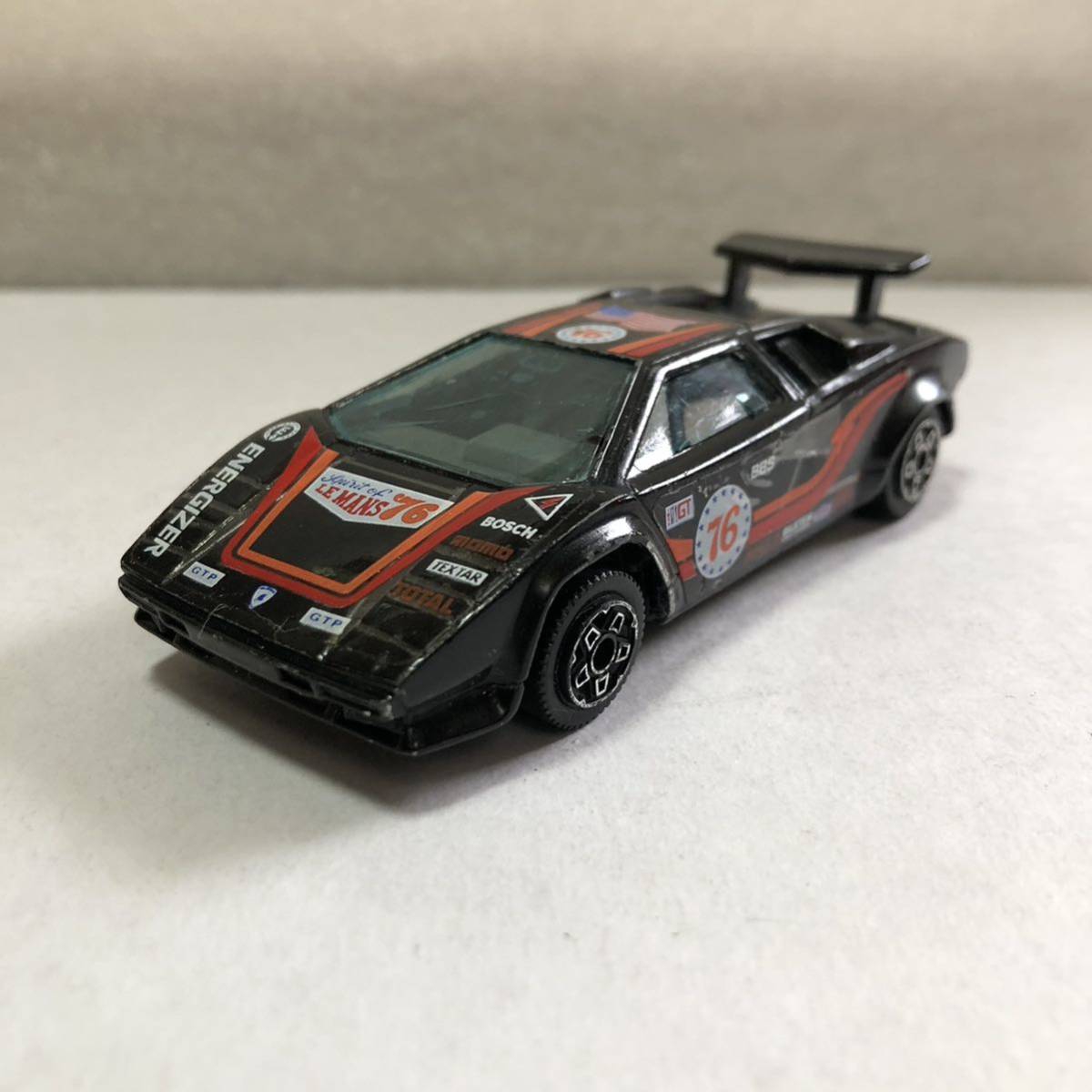 レア絶版希少!burago/ブラーゴ!ランボルギーニ カウンタック5000!LE MANS76!ダイキャストミニカー!1/43スケール!当時物!拍卖