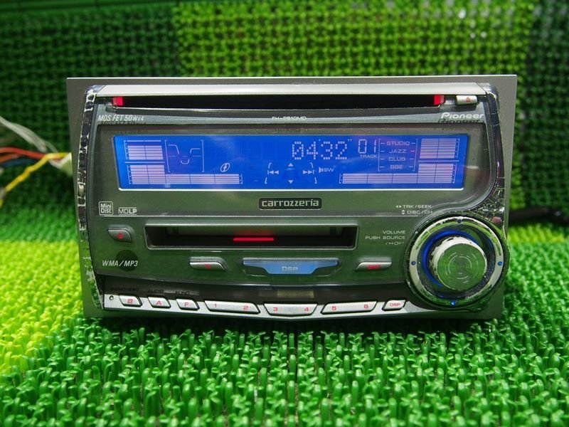 『psi』 カロッツェリア FH-P510MD MDLP & IP-BUS 対応 CD・MDメインユニット 外観難有り動作品(メッキハゲ多) トヨタ・ダイハツ用カプラー拍卖
