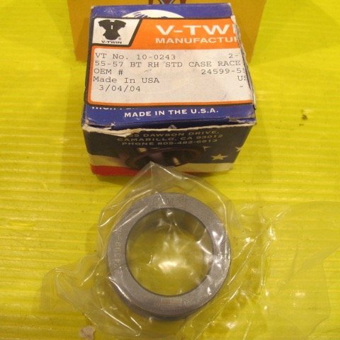 B19042J-11【新品】V-TWIN パンJIMSエンジン右側クランクケースレース.スタンダードサイズ55-57年FL.FLH.ハーレー.HARLEY拍卖
