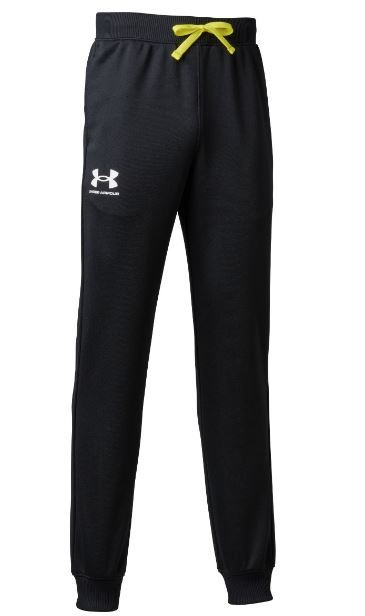 【KCM】Z-under-348-YXL★展示品★【アンダーアーマー】キッズ トラックパンツ 1362690 ブラック サイズYXL ボーイズ拍卖