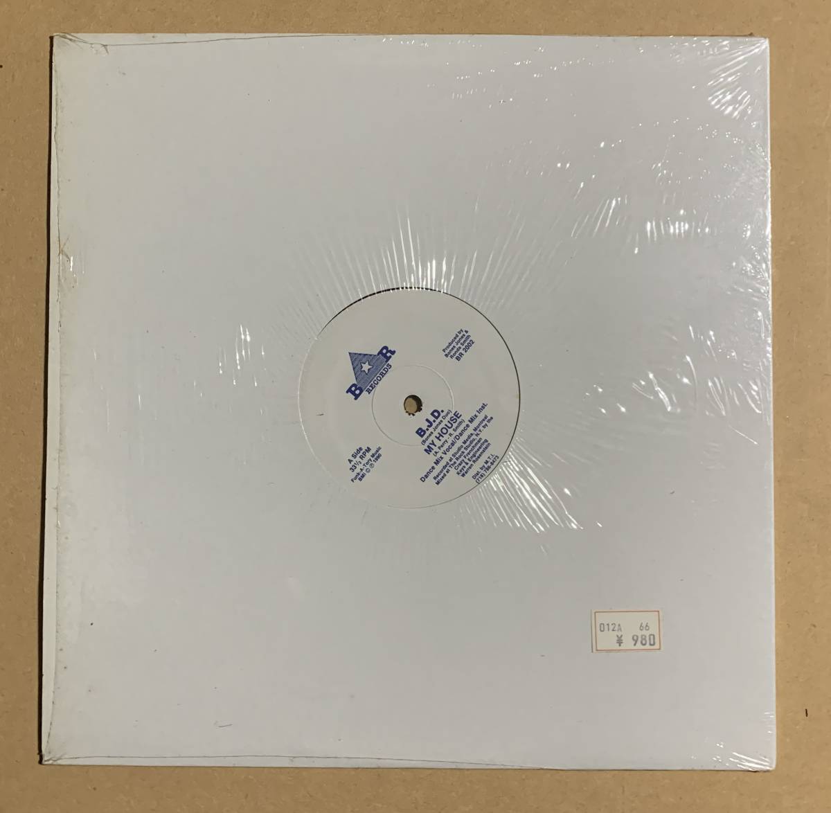 ♪♪ B.J.D. - My House アルバム LP盤 ♪♪拍卖