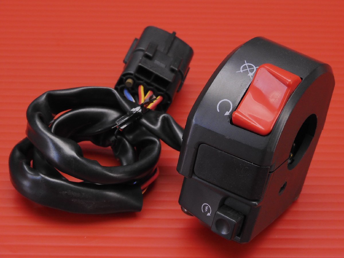 60【評価S】 ドゥカティ ムルティストラーダ1000 実動 純正 AD 薄型 スイッチ 右 CG103拍卖