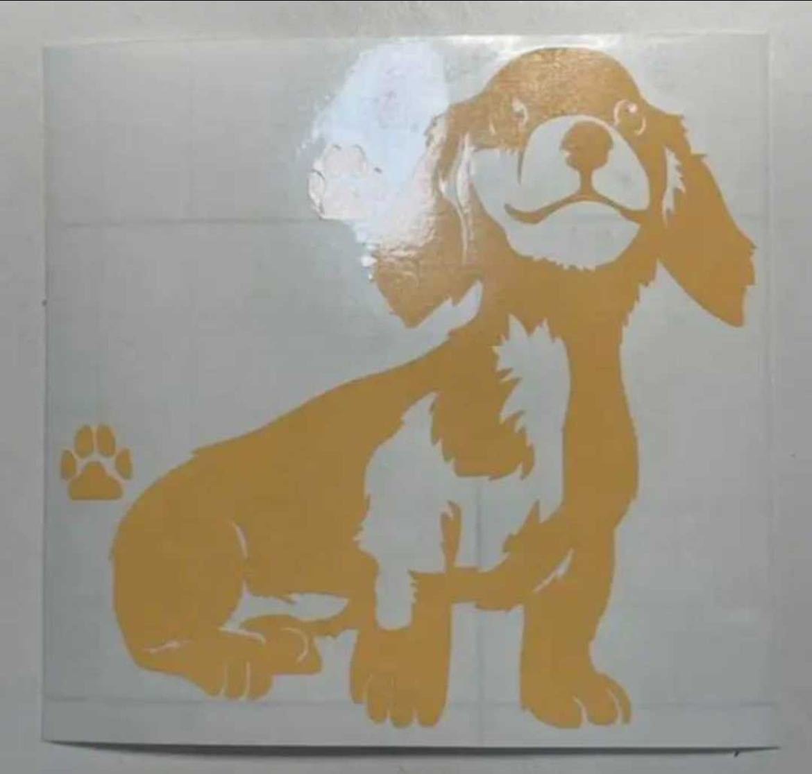 ミニチュアダックス 切り文字ステッカー カッティングステッカー ペット 愛犬 ドレスアップ カスタム拍卖