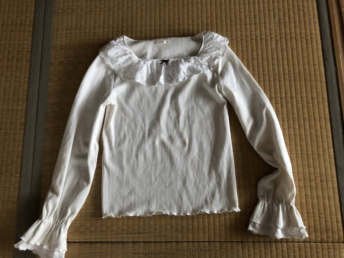 apres jour レース付きカットソー拍卖