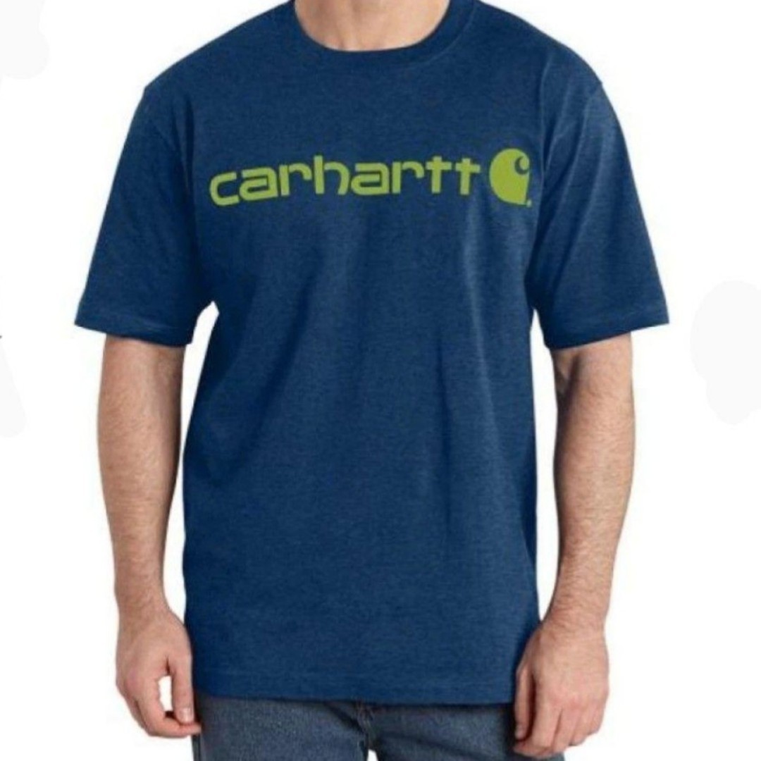 【M】Carhartt カーハート 半袖Tシャツ K195 コバルトブルーヘザー拍卖