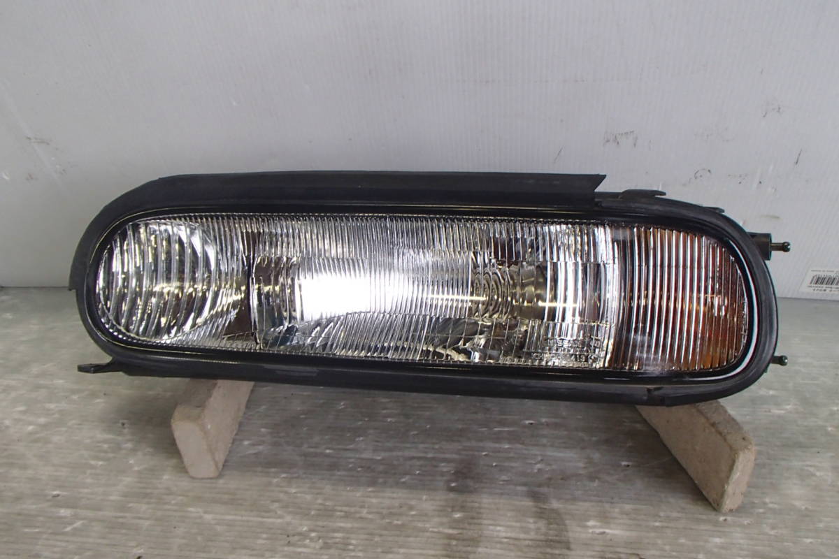 【良品】 R10/PR10/HR10 前期 プレセア 純正 ハロゲン 左 ヘッド ライト ランプ 1413・B6060-30Y00 ~平成4年6月まで 【23-458】拍卖