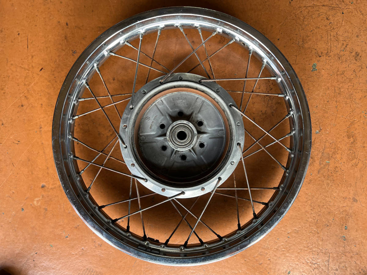 スズキ GS400? リアホイール スポーク タカサゴ 純正リム 18x1.85 DOT #194拍卖