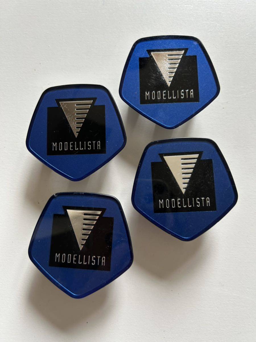【33】 MODELLISTA モデリスタ センターキャップ 青 五角形4個拍卖