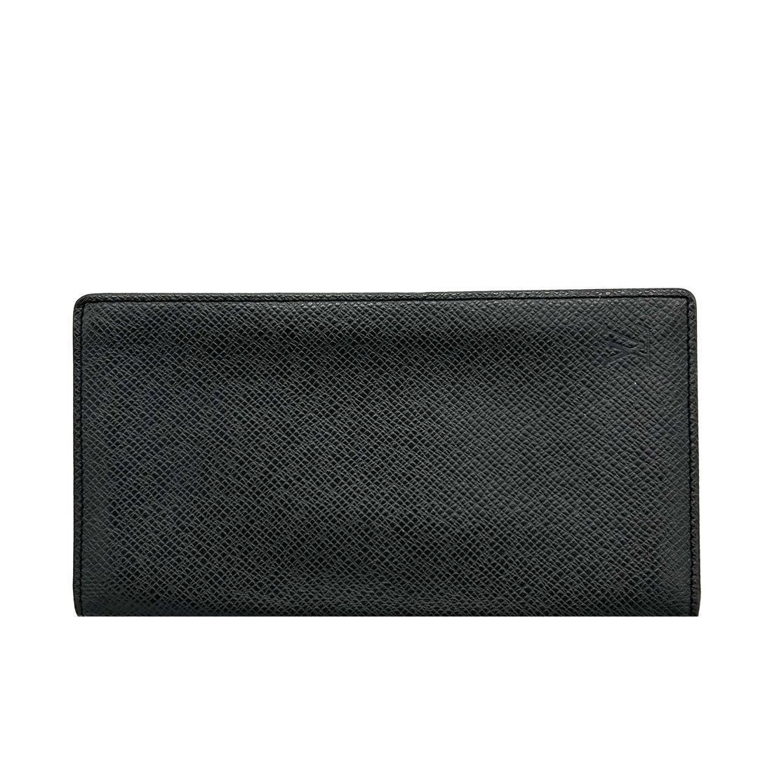 LOUIS VUITTON ルイヴィトン ポルトフォイユ・ロン 長財布 ブラック 黒 札入れ タイガ 定番 人気 カード入れあり拍卖