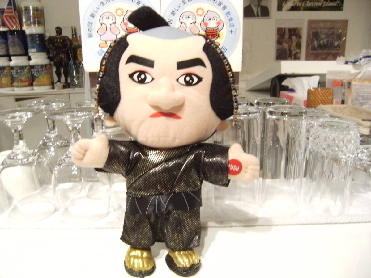 平成レトロ★当時物★松平健 おしゃべり マツケンサンバ 人形 ぬいぐるみ★宮川彬良 真島茂樹 暴れん坊将軍 侍 江戸時代 殿様 ディスコ拍卖