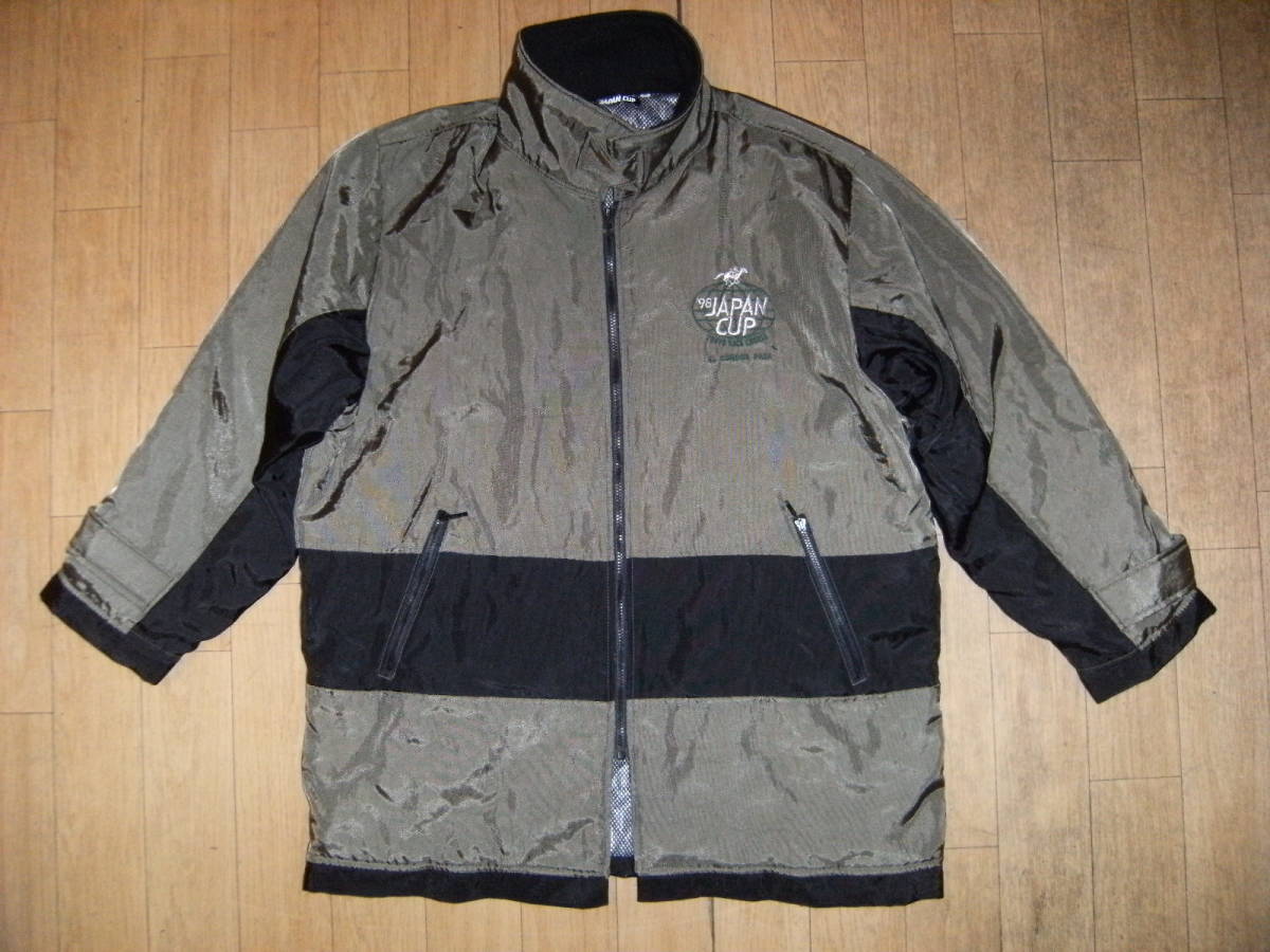 昭和レトロ★日本製★1998年 JAPAN CUP ジャパンカップ 競馬 ジャンパー★馬 武豊 エルコンドルパサー スペシャルウィー エアグルーヴク拍卖