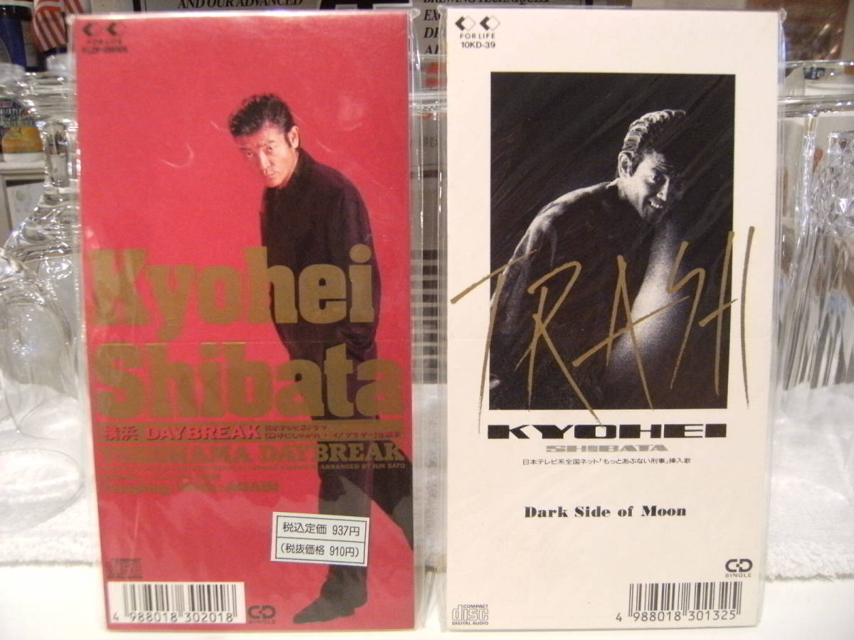 廃盤CD★昭和レトロ★90年代★柴田恭兵 CDシングル 2個セット★横浜DAYBREAK TRASH あぶない刑事 勝手にしやがれヘイ!ブラザー 暴走族 不良拍卖