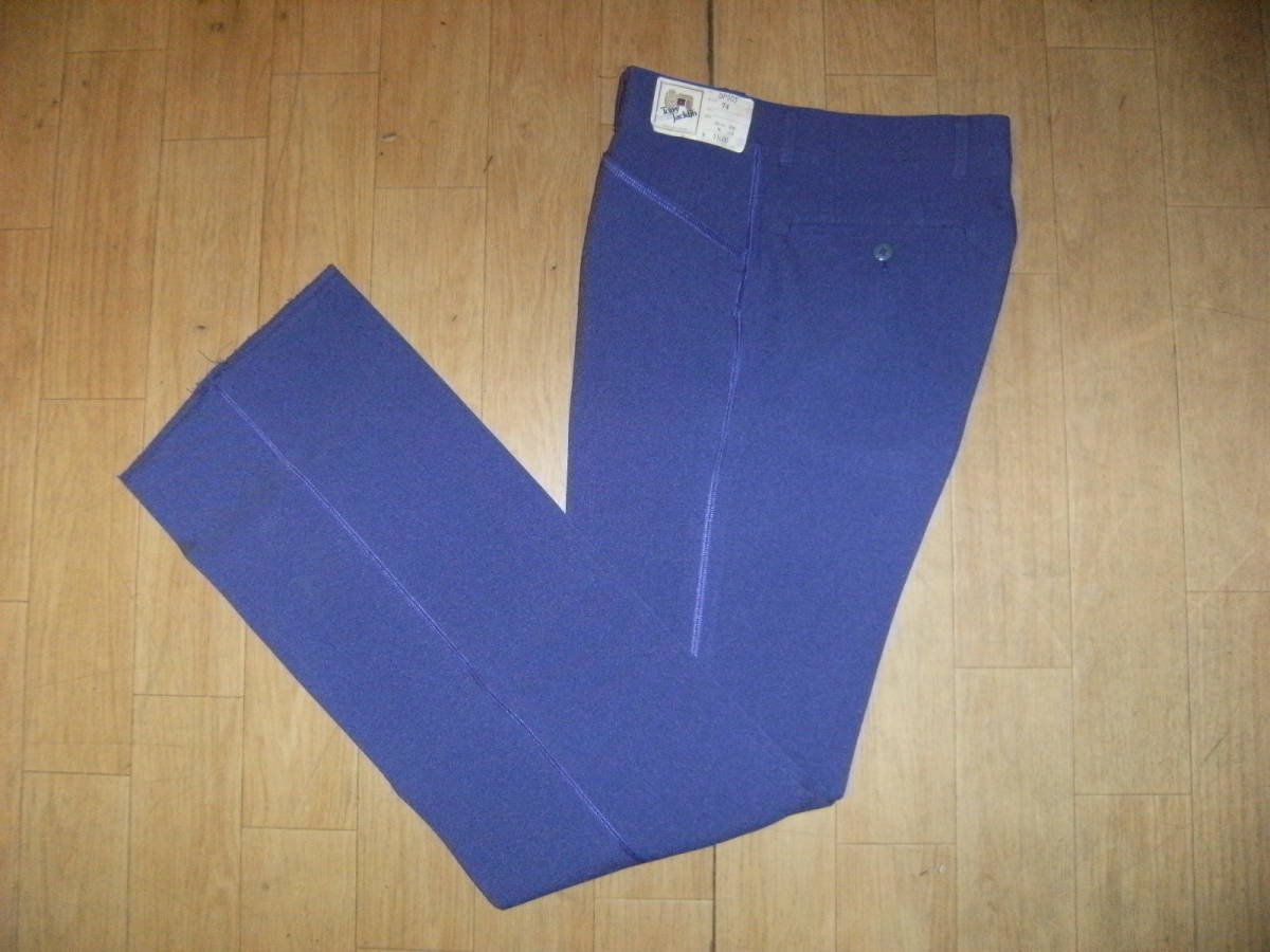 昭和レトロ★80年代★日本製★Tony Jaklin モータウン 紳士 スラックス スーツパンツ 長ズボン★ディスコ ヤンキー 不良 水商売 暴走族拍卖