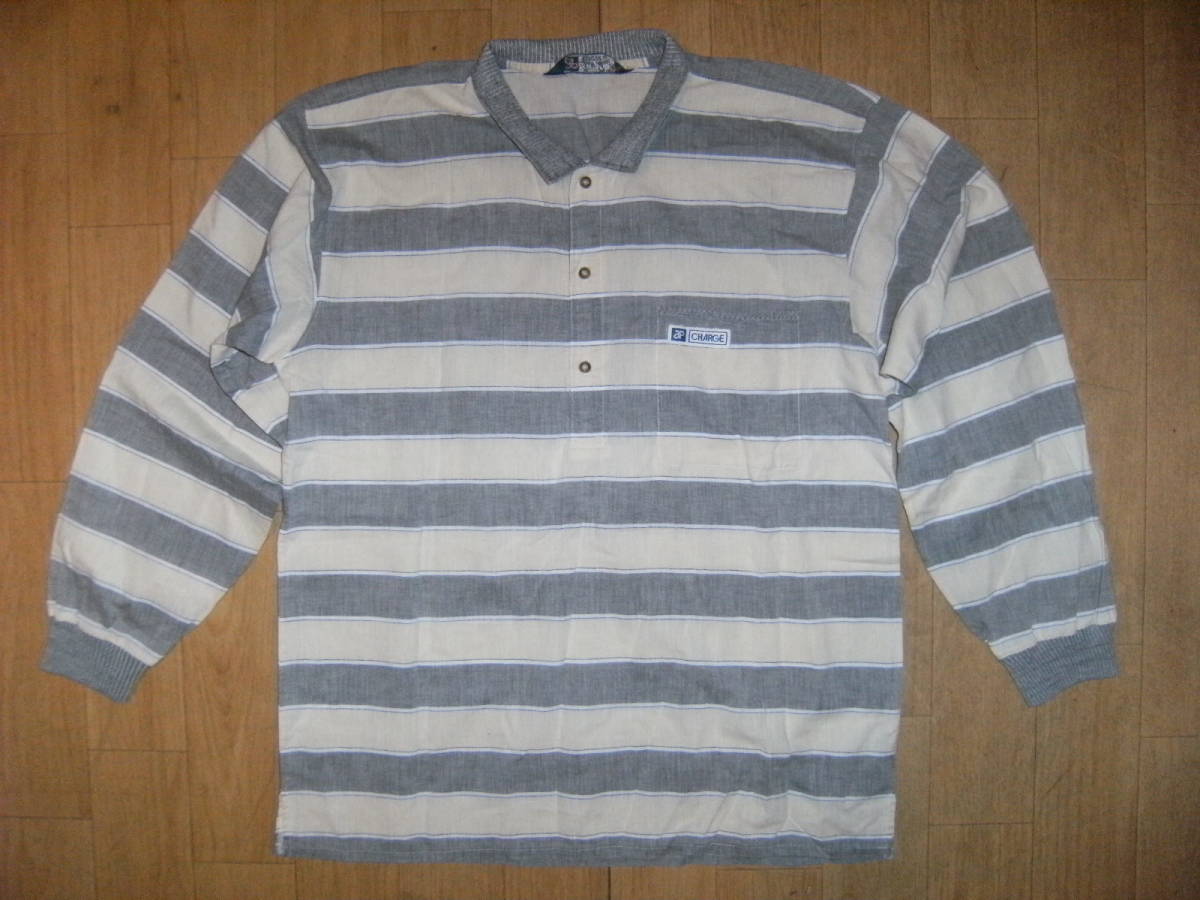 昭和レトロ★日本製★90年代★レナウン製 アーノルドパーマー モータウン ボヘミア ポロシャツ 長袖シャツ★ゴルフ ディスコ ヤンキー 旧車拍卖