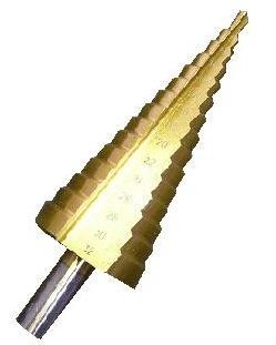 ステップドリル ステップビット 最大径32mm チタンコーティング シャフト軸 503拍卖