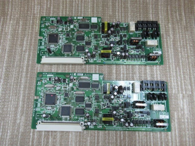 ・ア 12951※保証有 20年製 NTT 単体電話機ユニット NXSM-SLU-(1) 2枚組 N1対応・祝10000!取引突破!!拍卖