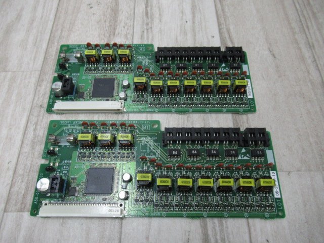 ・ア 12952※保証有 NTT NXSM-SU-(2) 10多機能電話機ユニット(スター) N1対応 20年製 2枚組・祝10000!取引突破!!拍卖