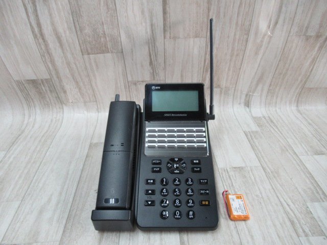 Ω ZN1 12965※保証有 NTT A1-(24)CCLSTEL-(1)(K) αA1 カールコードレス電話機 東18年製 電池付・祝!!10000取引突破!!拍卖