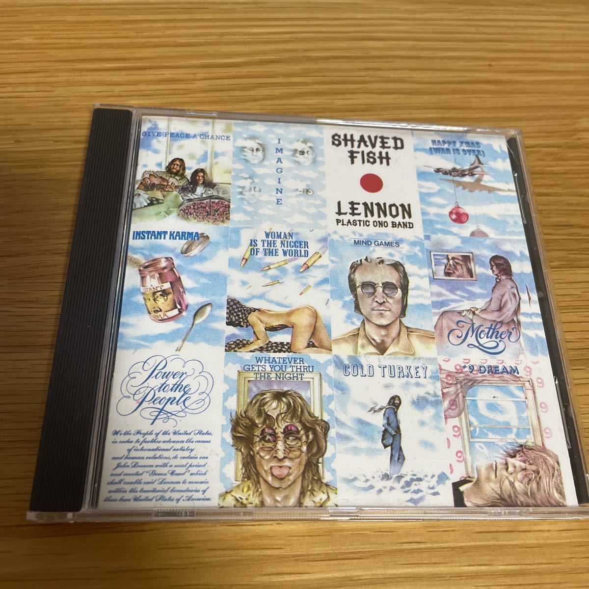■ CD LENNON PLASTIC ONO BAND SHAVED FISH CDP 7 46642 2 輸入盤拍卖