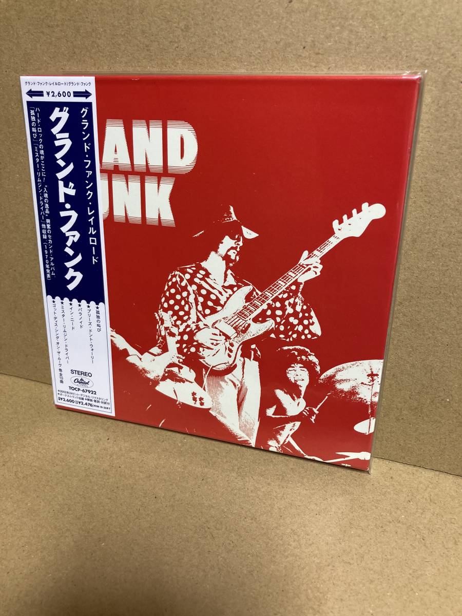 PROMO!美盤CD帯付!グランド ファンク レイルロード Grand Funk Railroad Toshiba TOCP-67922 見本盤 紙ジャケ SAMPLE 2006 JAPAN OBI NM拍卖