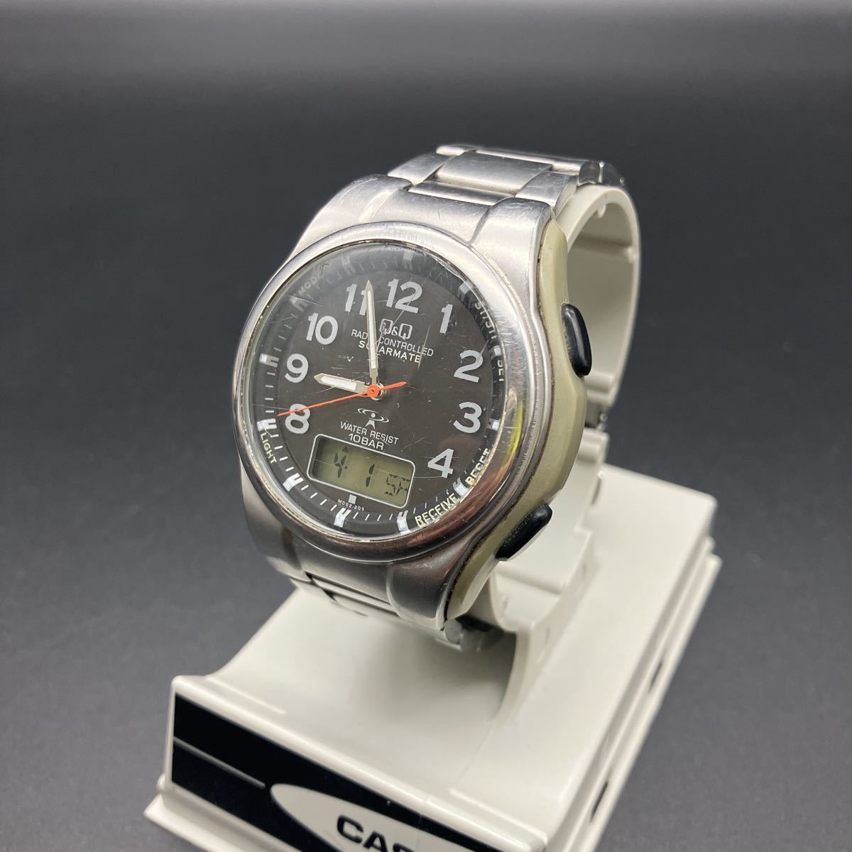 即決 Q&Q ソーラー 腕時計 MD02-205拍卖