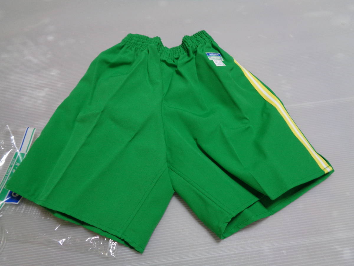 S 黄緑系黄白 MARUKOO マルコー 短パン ショートパンツ 体操着 体操服 昭和レトロ 未使用拍卖