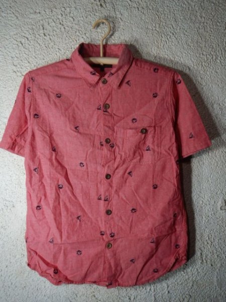 to6182 CIAO PANIC チャオパニック 半袖 ヨット 刺繍 総柄 デザイン シャツ 人気 送料格安拍卖