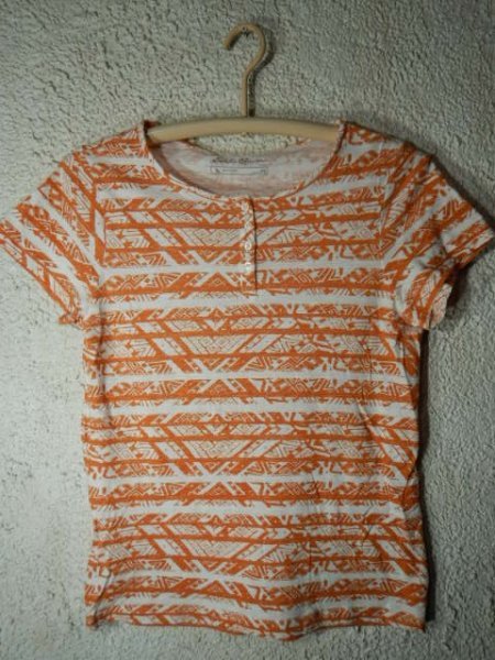 to6250 Eddie Bauer エディー バウアー レディース ボーダー 総柄 デザイン 半袖 ヘンリーネック tシャツ 人気 送料格安拍卖