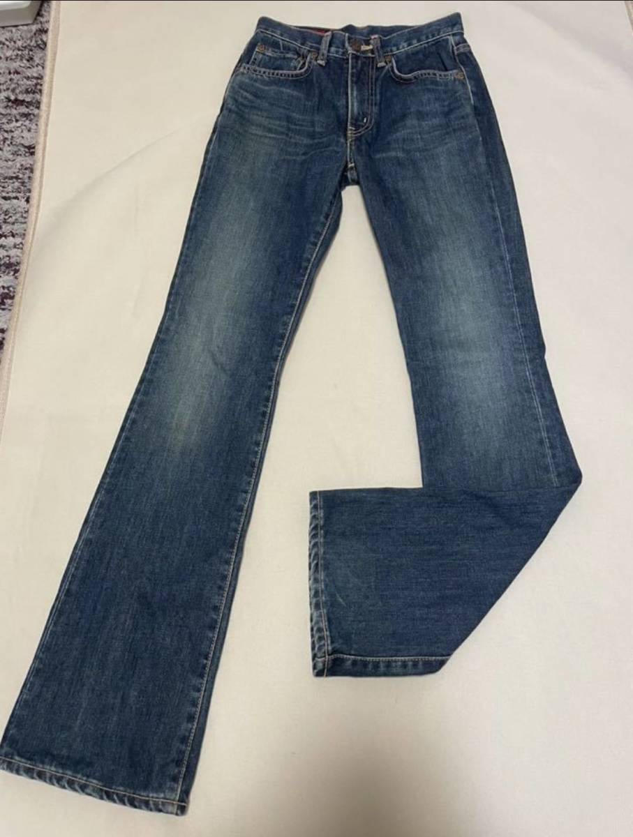 エドウィン EDWIN 50361 503 レディース デニムジーンズ ジーパン フレアパンツ W26 足長美脚 股下長め拍卖