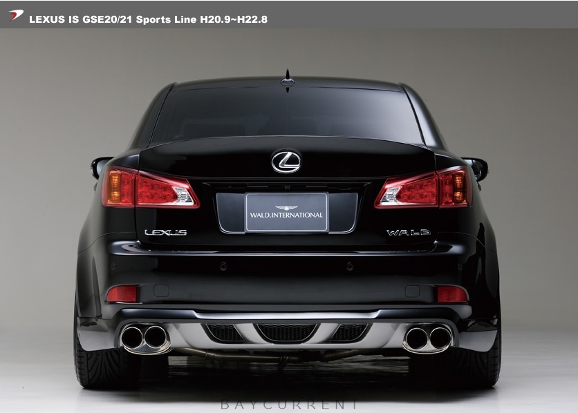 【WALD-SporsLine】 LEXUS IS GSE20 / 21 H20.9~H22.8 トランクスポイラー レクサス エアロ スポイラー拍卖