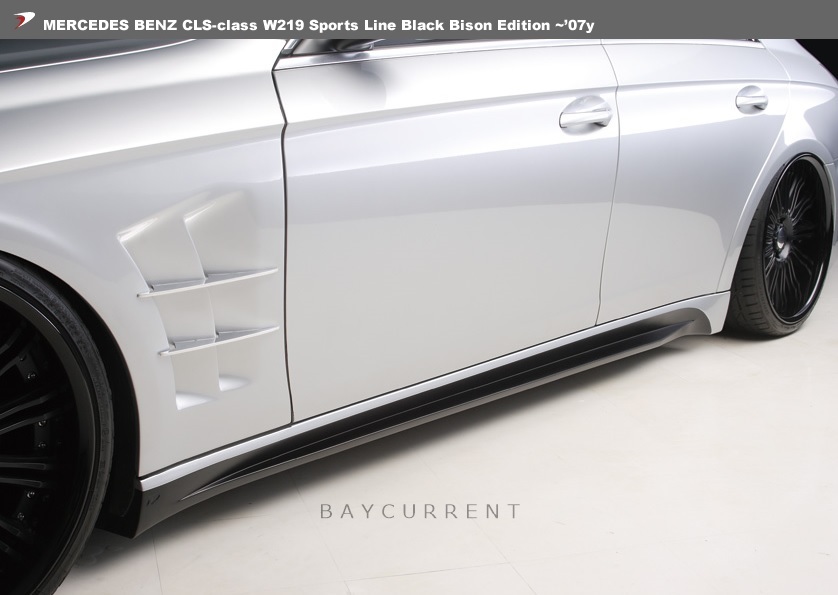 【WALD BlackBison Edtion】 Mercedes-Benz W219 CLSクラス ~07y サイドステップ ブラックバイソン CLS350 CLS500 CLS550拍卖