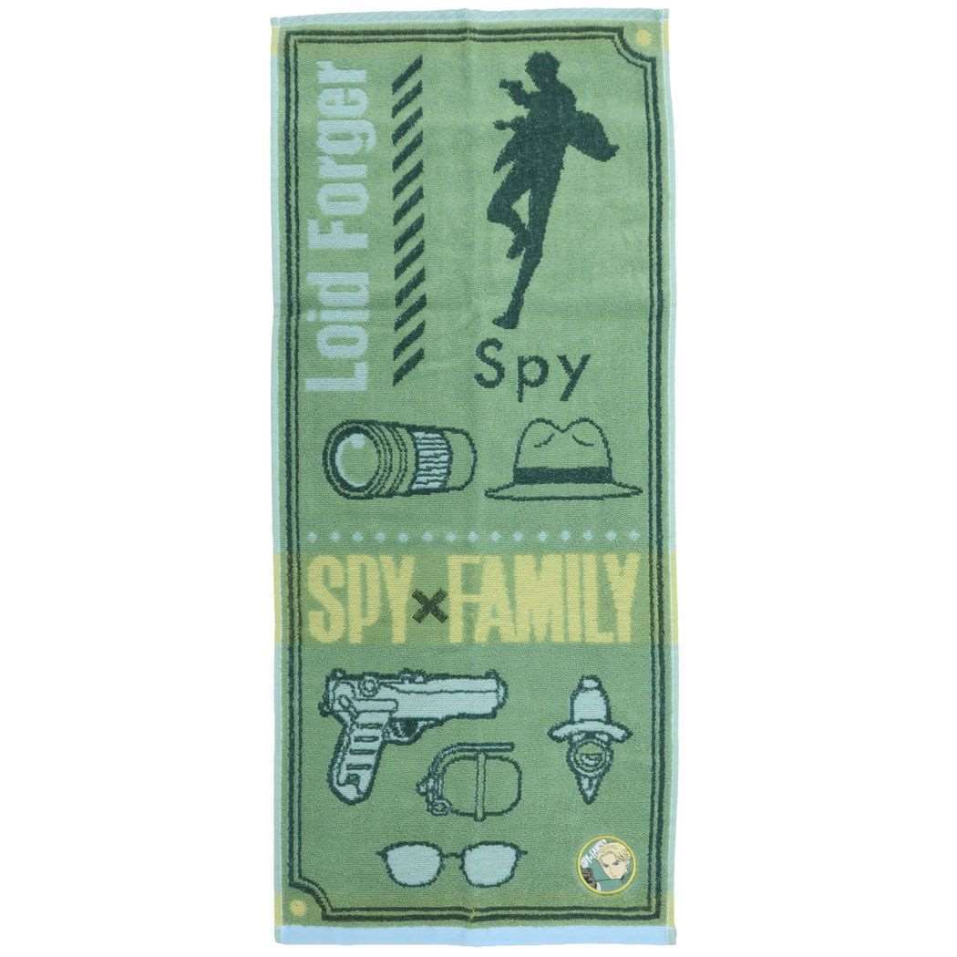 ◆新品 SPY×FAMILY スパイファミリー フェイスタオル No3 抗菌防臭ジャガードロングタオル ロイド・フォージャー アイコン拍卖