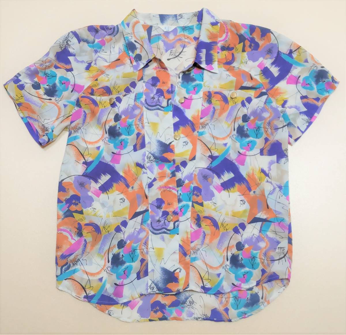 柄物 半袖 ボタンシャツ USED 拍卖