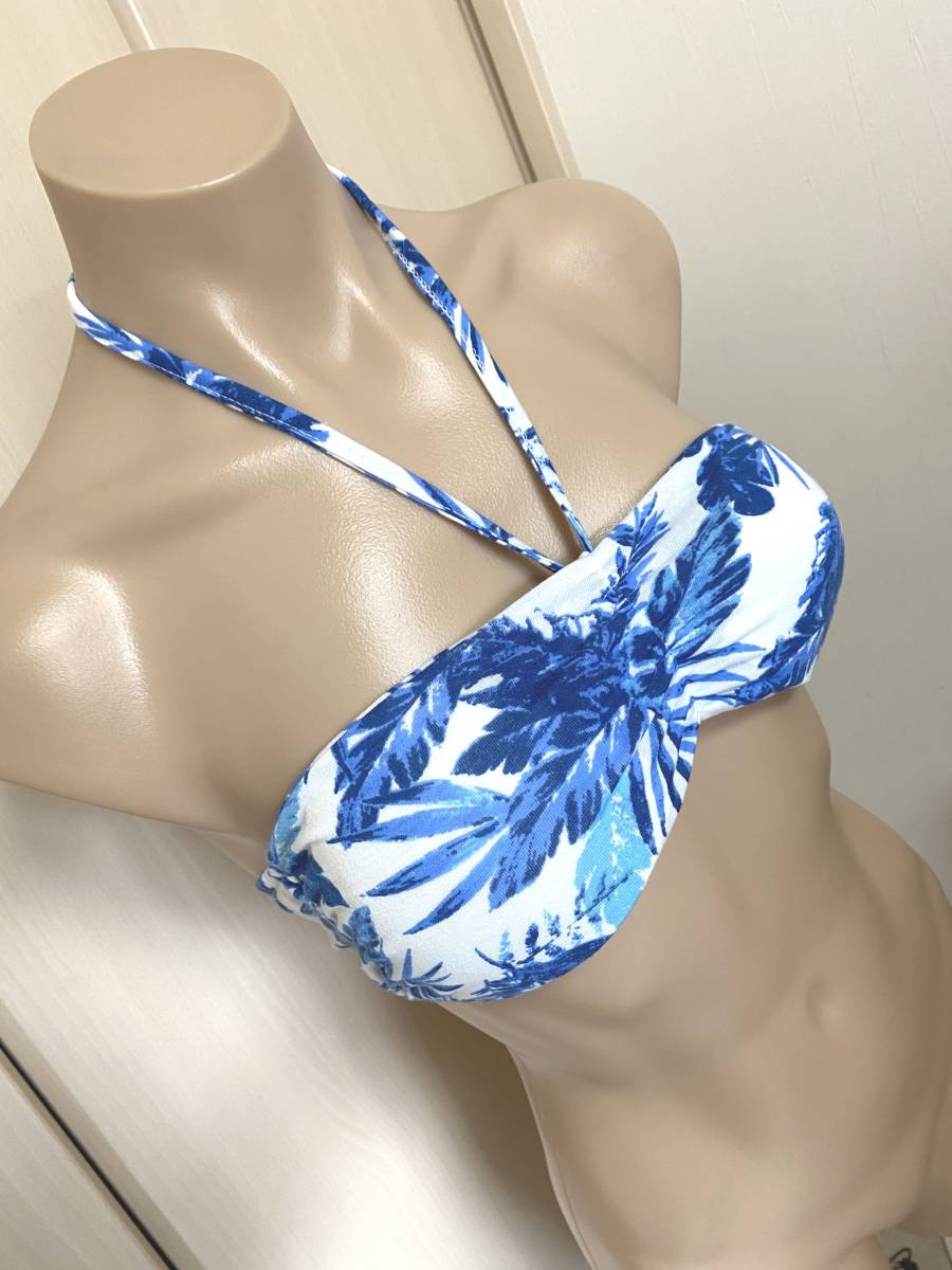 ◆ブラトップM◆イング【INGNI】ホルターネック*ソフトブラジャー:ブルー 定価:2,900税拍卖