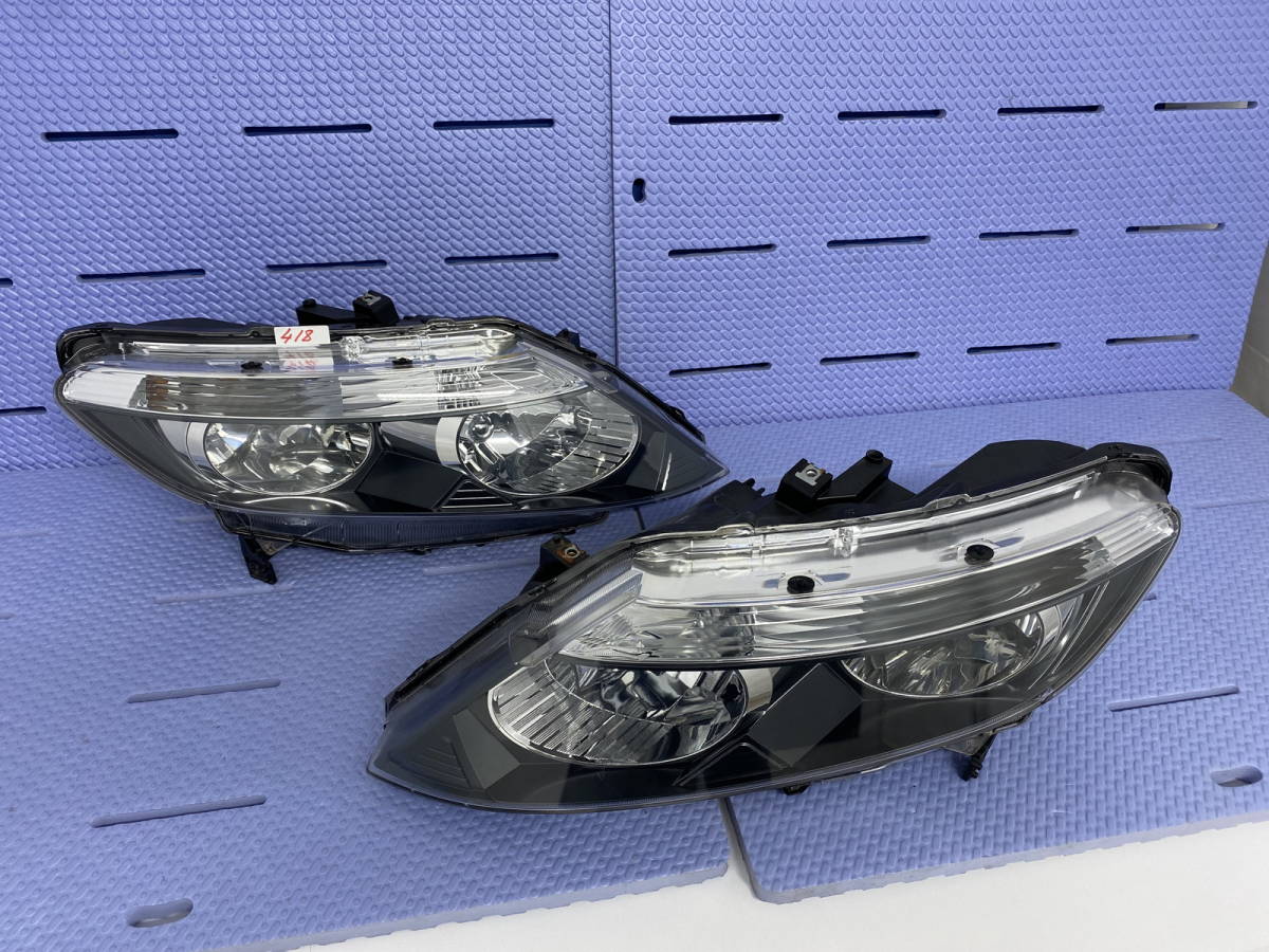 418 * * ホンダ GJ系 GJ1 GJ2 GJ3 エアーウェイブ 刻印シ ヘッドライト 左右セット ハロゲン 100-22591 拍卖