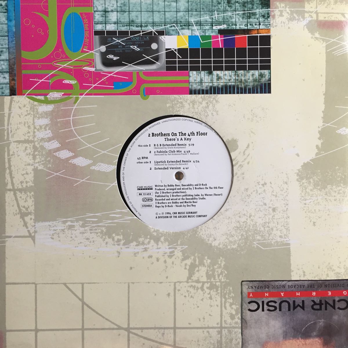 【鬼レアキャッチーR&B】2 Brothers On The 4th Floor / There's A Key / Germanyオリジナル拍卖