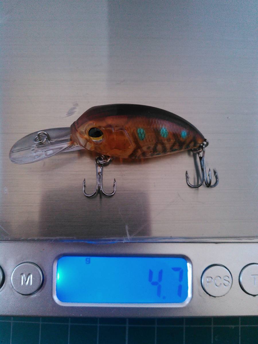 小型クランクベイト 40mm 5g B 検)ハゼクランク 野池 ブラックバス シーバス 根魚 スモールマウス ワーミング トラウト 拍卖