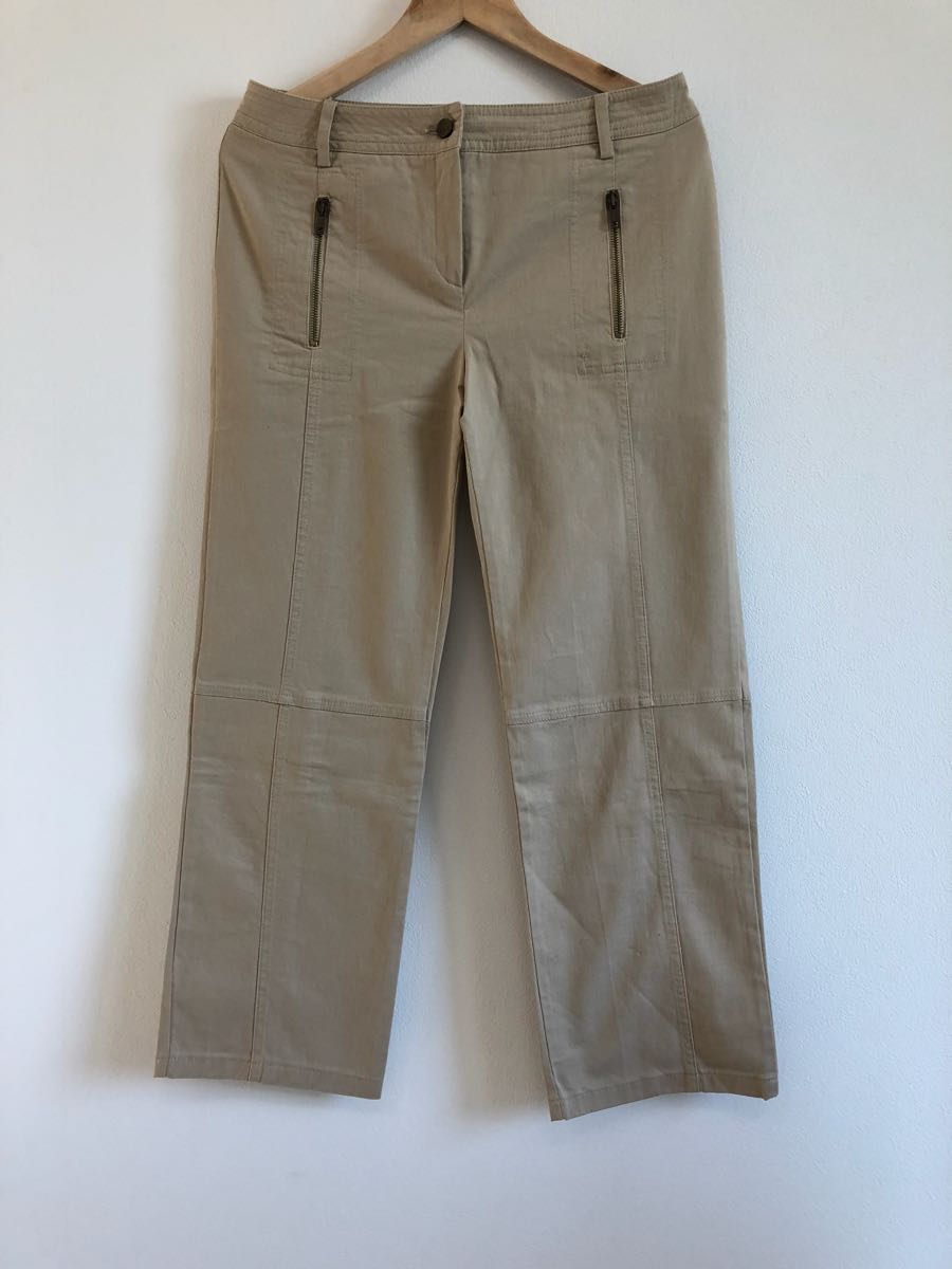 MARELLA ベージュストレッチパンツ 44拍卖