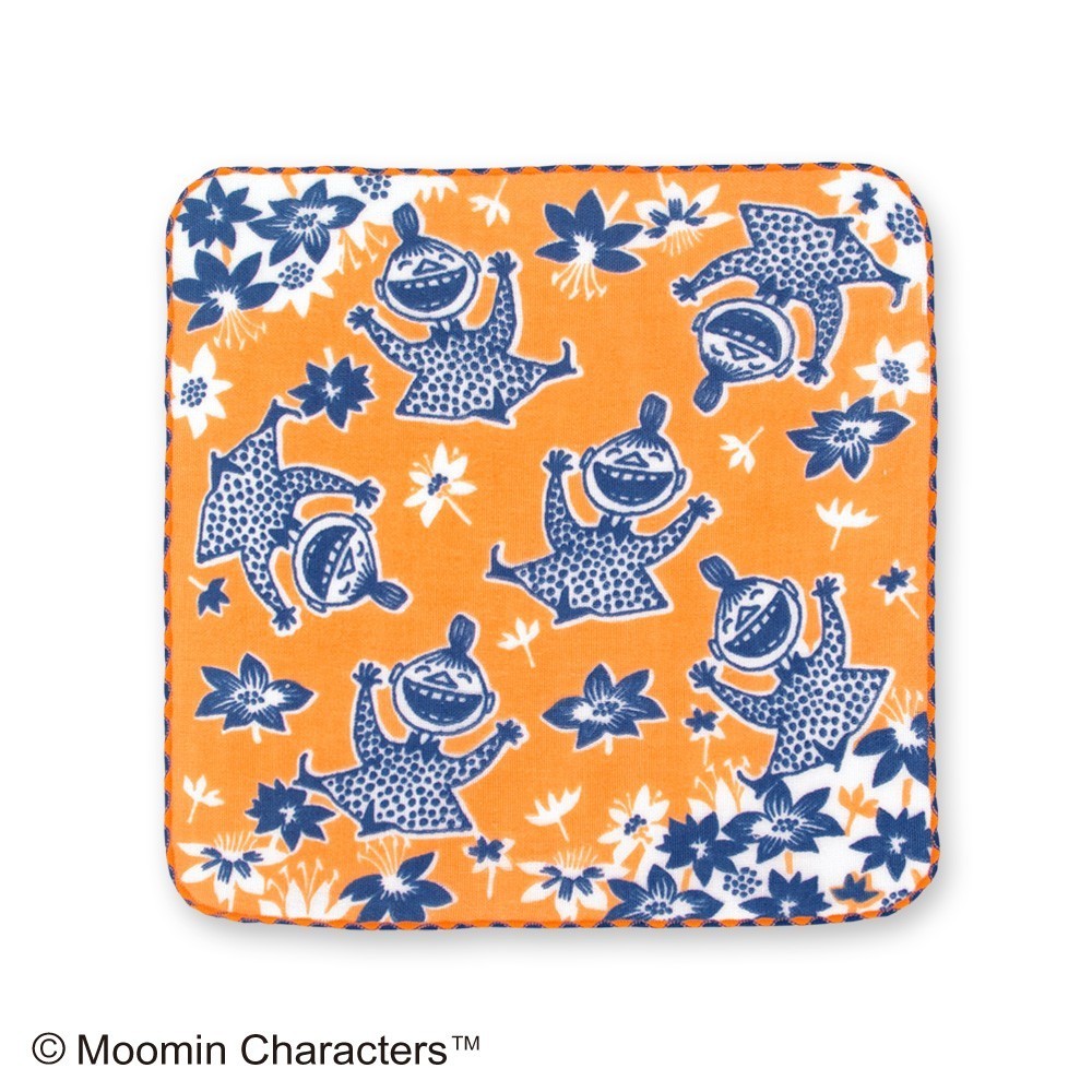 ムーミン ガーゼパイルハンカチ リトルミイ&花 MOOMIN ハンドタオル クリックポスト可拍卖