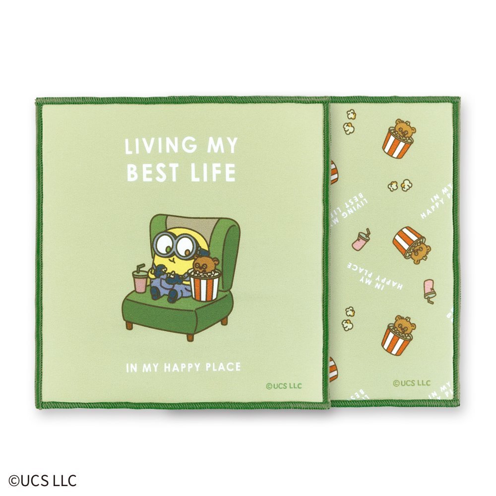 ミニオンズ ミニハンカチ BOB&TIM シネマ ミニタオル 2枚セット MINIONS 15×15cm ハンドタオル拍卖