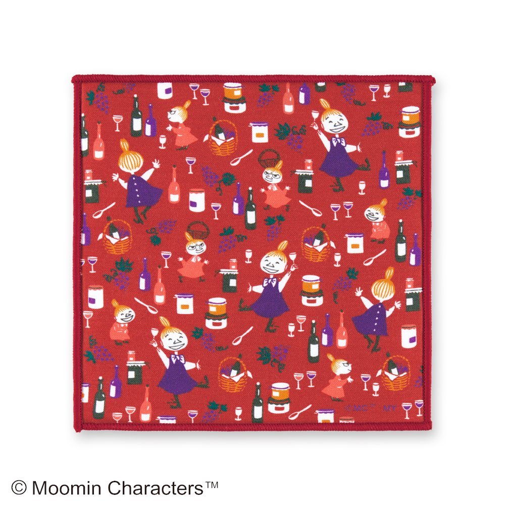 ムーミン ミニハンカチ グレープジュース ミニタオル MOOMIN 15×15cm ハンドタオル 刺繍拍卖