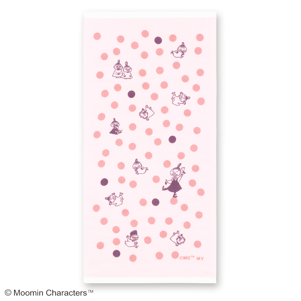 2021年冬新作 ムーミン ダブルガーゼキッチンクロス リトルミイ&ドット 34x70cm MOOMIN 北欧 吸水 速乾 抗菌拍卖